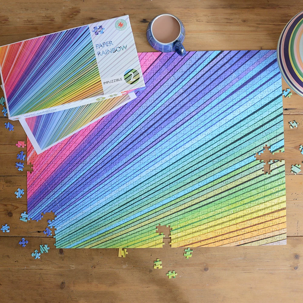 Paper Rainbow - Impuzzible No.2 - Impuzzible 1000 Piece - Image 6