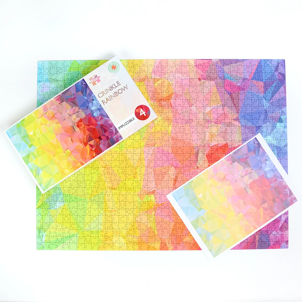 Crinkle Rainbow - Impuzzible No.4 - Impuzzible Jigsaw Puzzle - Image 4