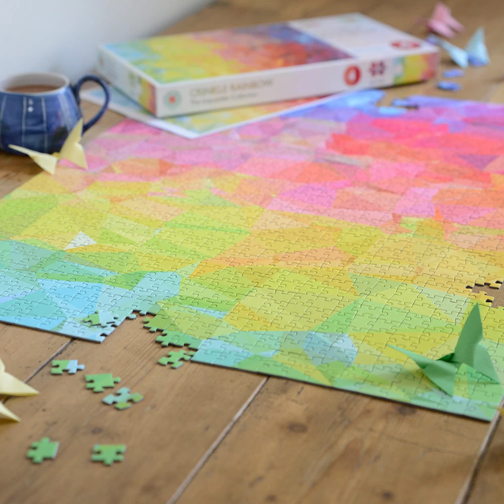 Crinkle Rainbow - Impuzzible No.4 - Impuzzible Jigsaw Puzzle - Image 5