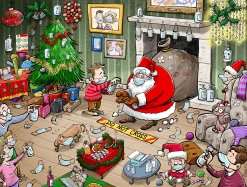 Chaos On Christmas Eve 1000Piece Jigsaw Puzzle - Chaos No. 23