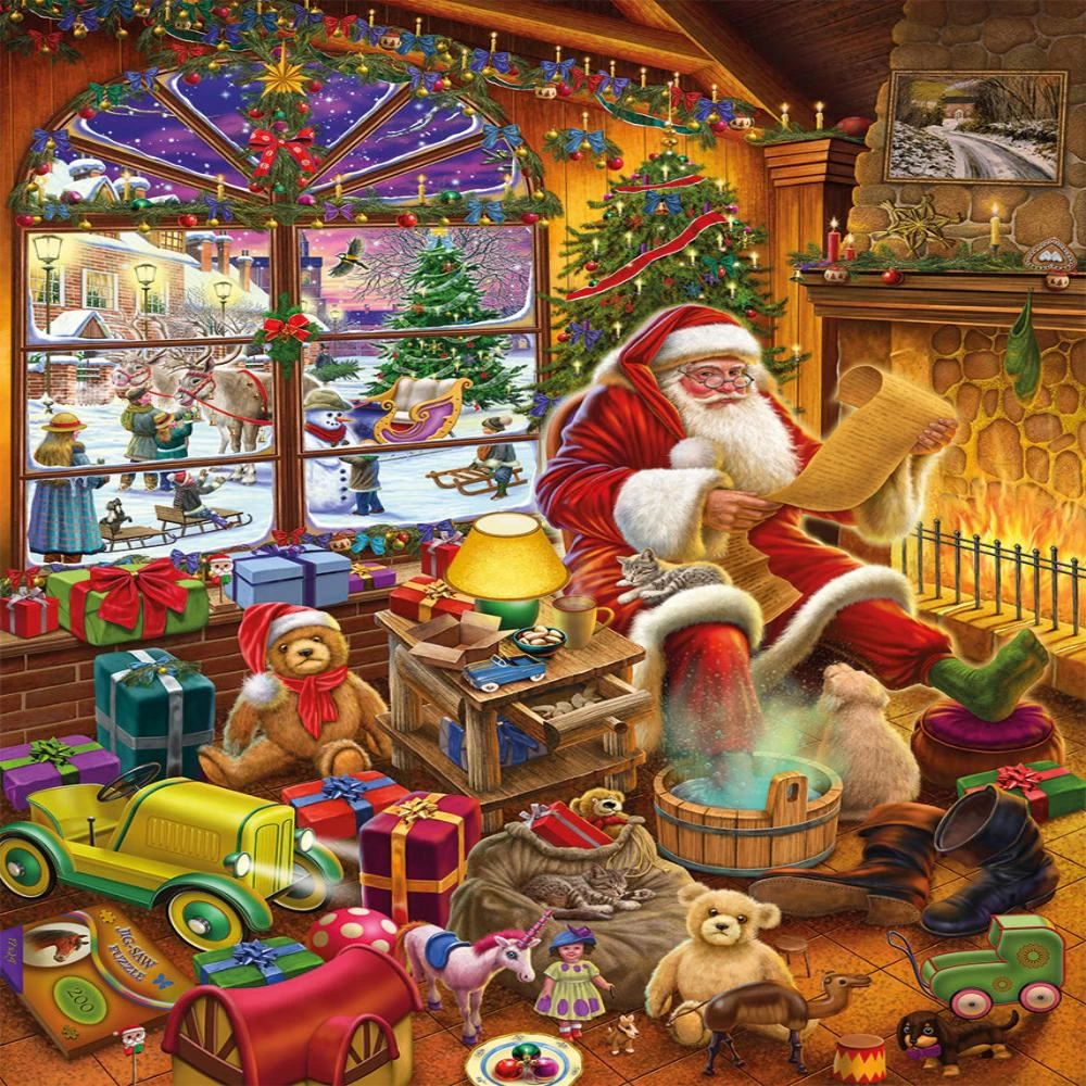 Fantastically Festive Christmas Jigsaw Puzzle Bundle Set - Image 2