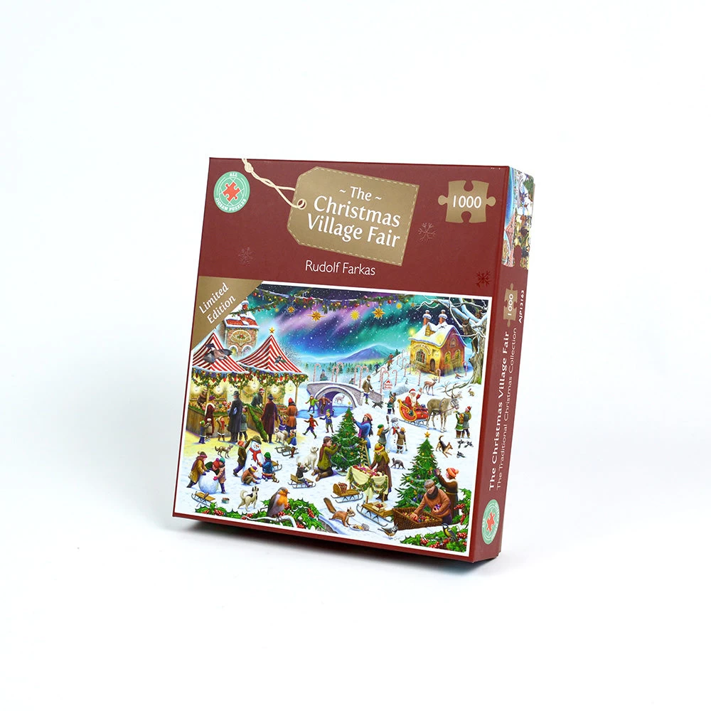 Christmas Village Fair - Festive Jigsaw Puzzle By Rudolf Farkas - Image 10
