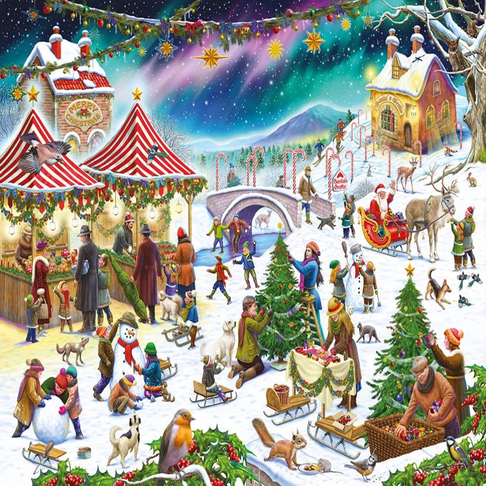 Fantastically Festive Christmas Jigsaw Puzzle Bundle Set - Image 3