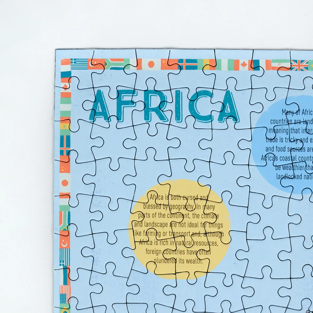 Prisoners Of Geography Africa Map 500 Piece Jigsaw Puzzle - Image 3