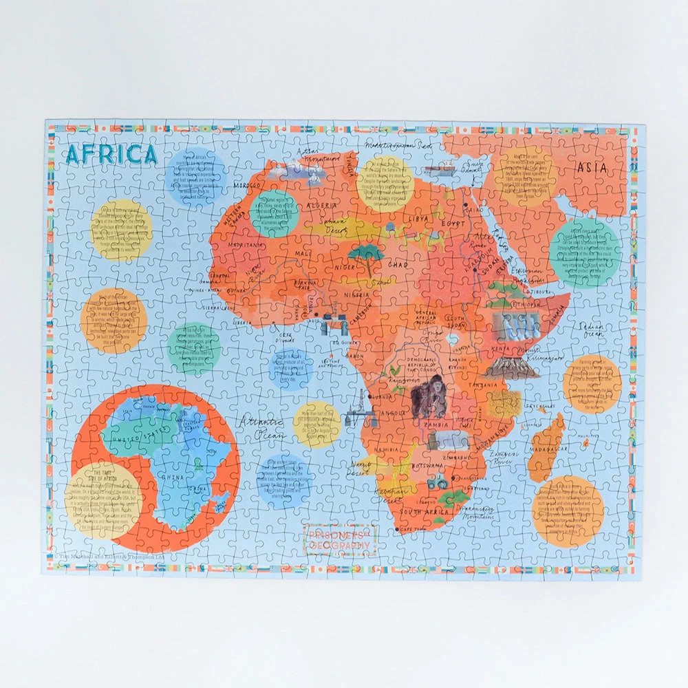 Prisoners Of Geography Africa Map 500 Piece Jigsaw Puzzle - Image 4