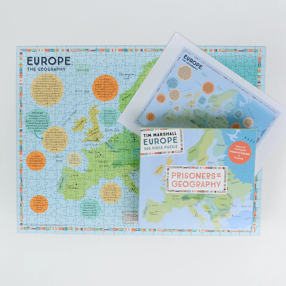 Prisoners Of Geography Europe Map 500 Piece Jigsaw Puzzle - Image 5