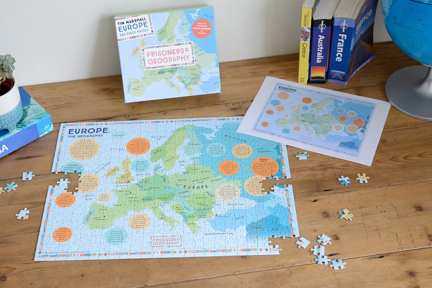 Prisoners Of Geography Europe Map 500 Piece Jigsaw Puzzle - Image 6