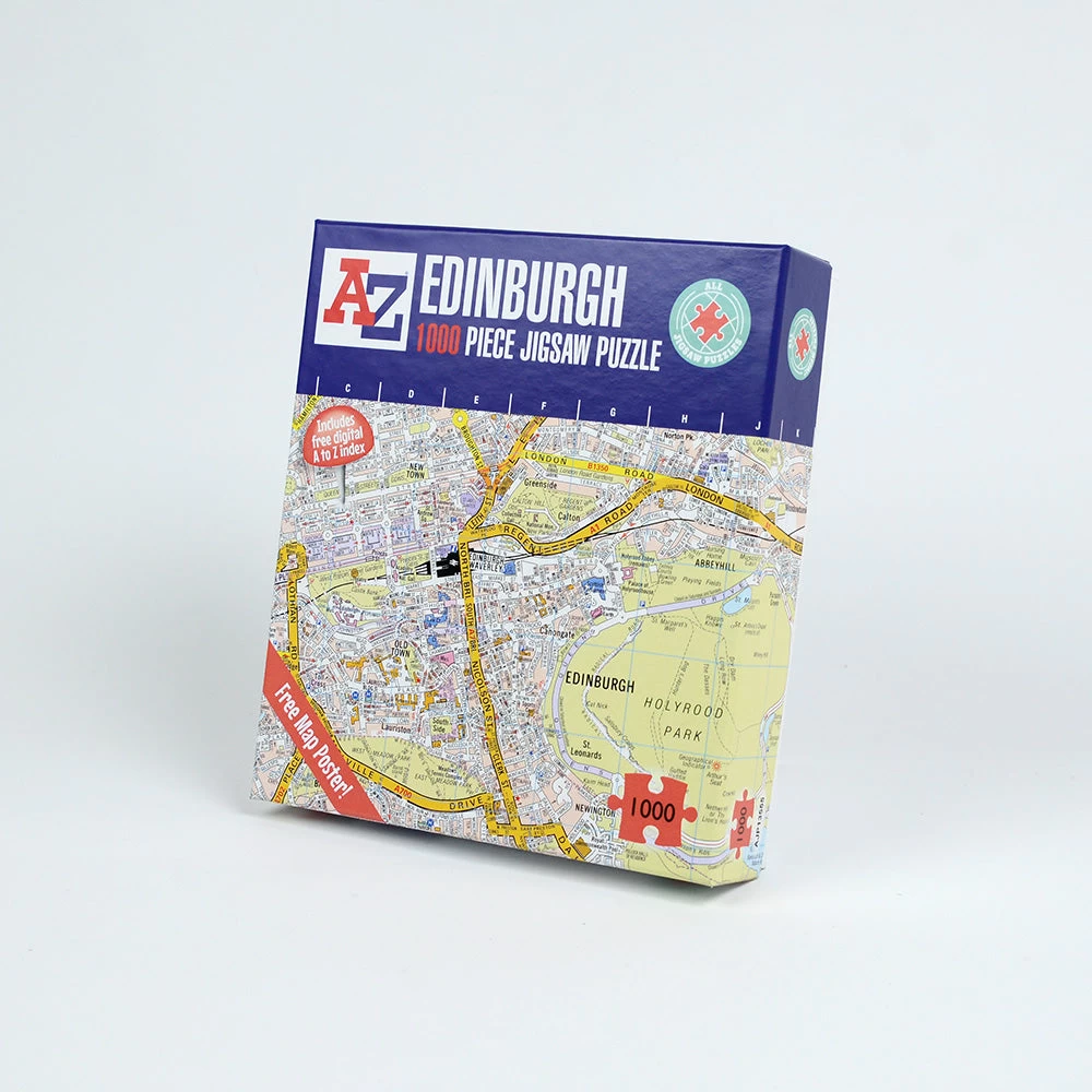 A To Z Map Of Edinburgh 1000 Piece Jigsaw - Image 9