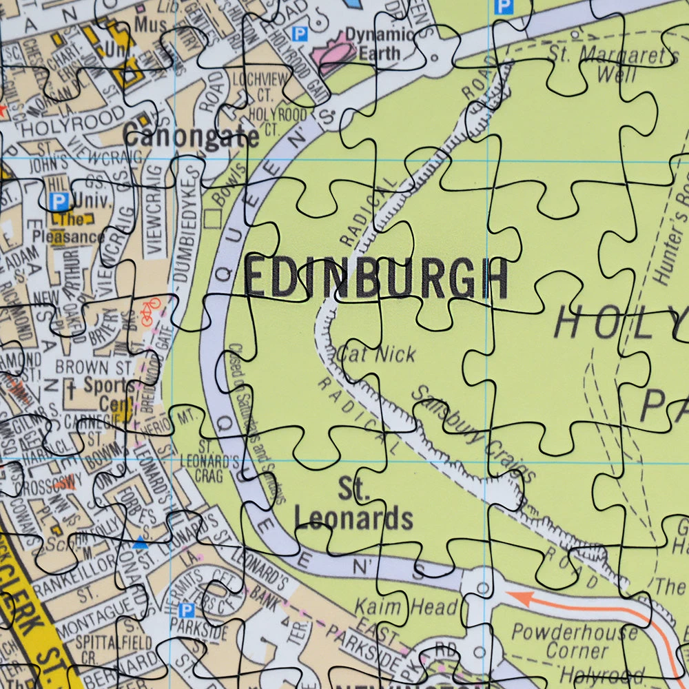 A To Z Map Of Edinburgh 1000 Piece Jigsaw - Image 4