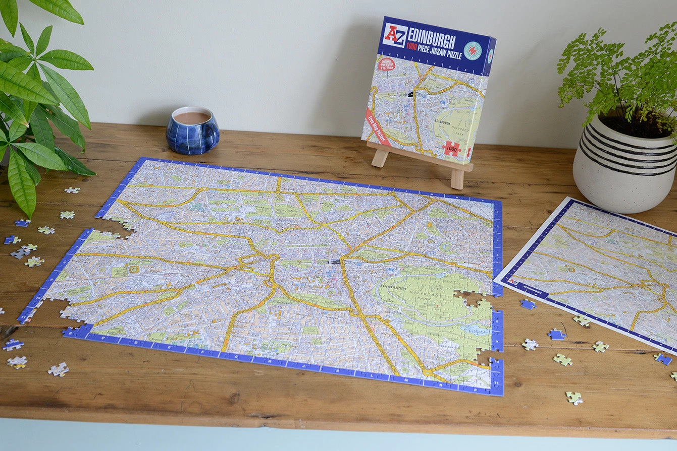 A To Z Map Of Edinburgh 1000 Piece Jigsaw - Image 7