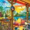 Eurographics Early Morning Fishing 500 Piece Jigsaw Puzzle