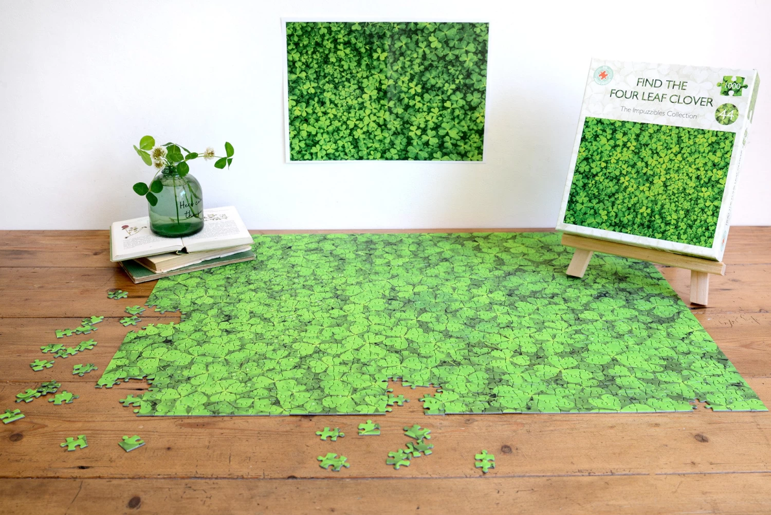 Find The Four Leaf Clover Impuzzible No.44 - 1000 Piece Jigsaw Puzzle - Image 9