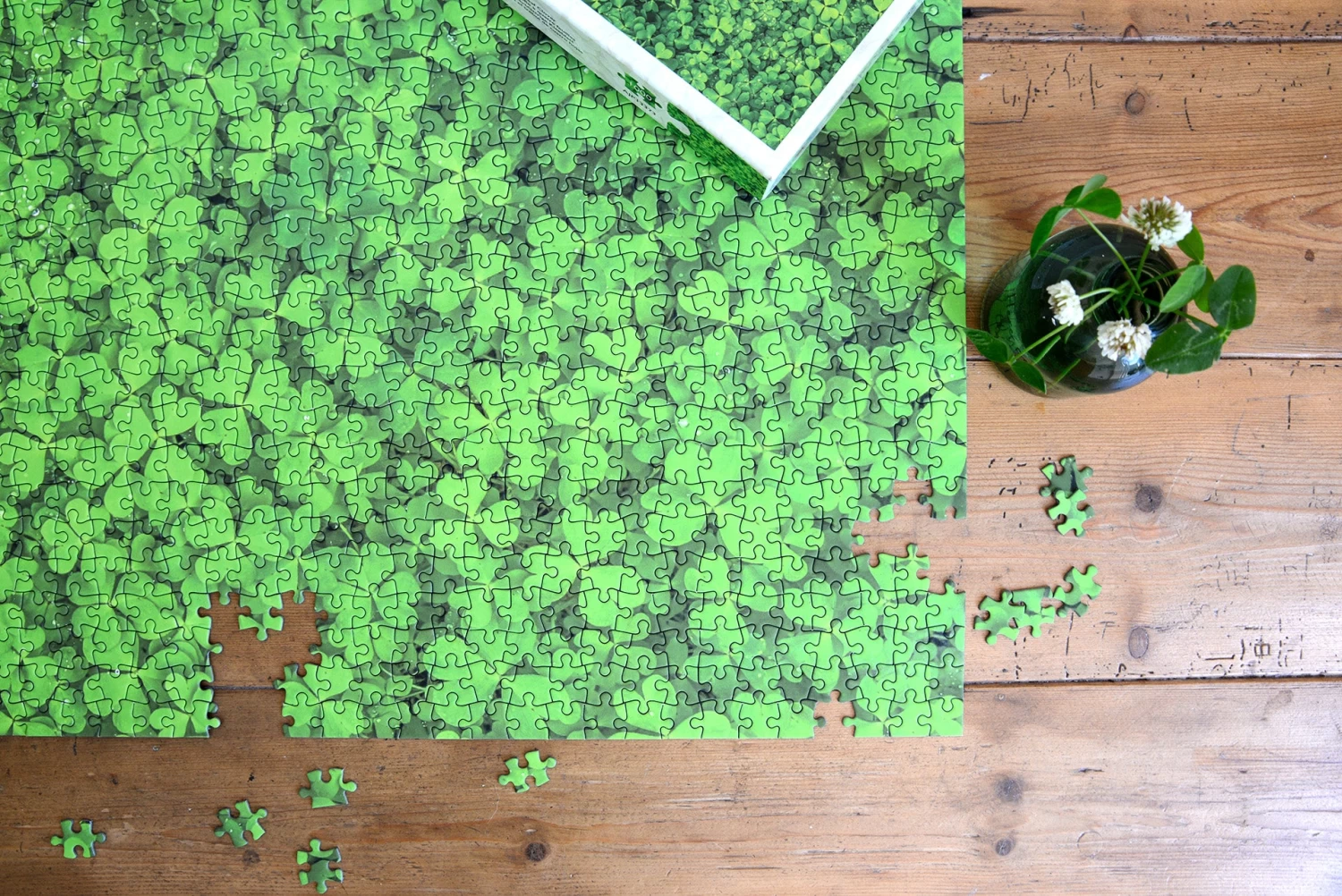 Find The Four Leaf Clover Impuzzible No.44 - 1000 Piece Jigsaw Puzzle - Image 14