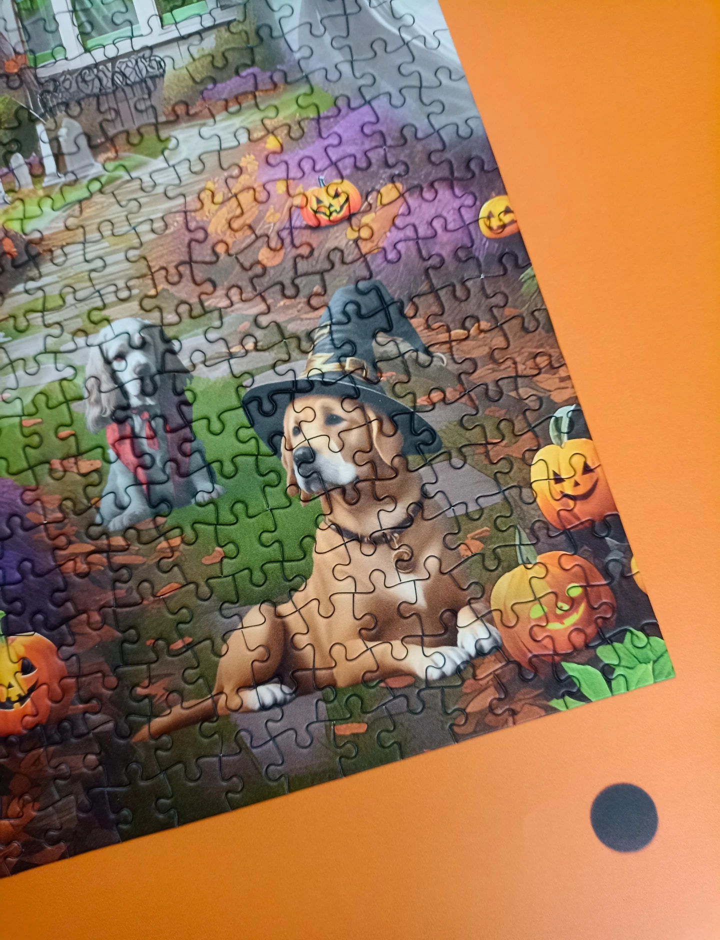 Dogs At A Haunted House 1000 Or 500 Piece Jigsaw Puzzle - Image 9