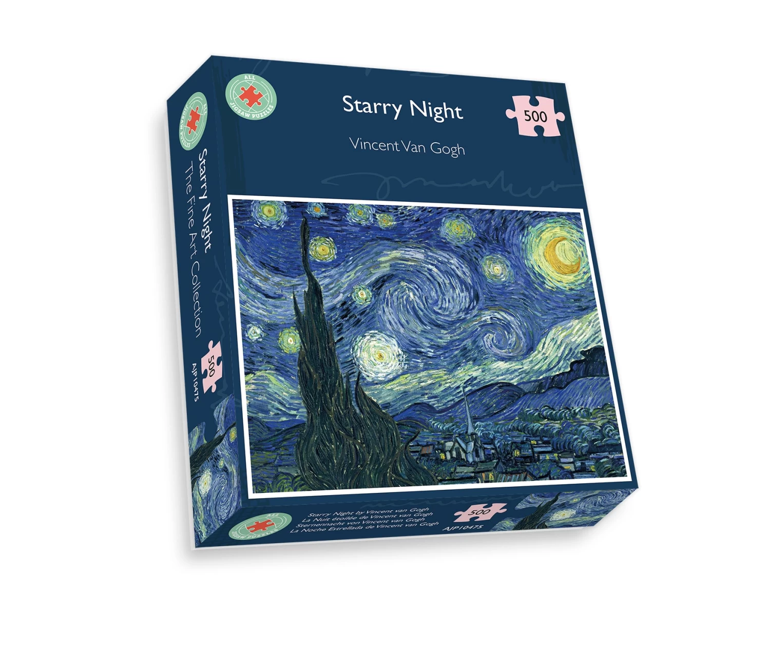 Starry Night By Vincent Van Gogh Jigsaw Puzzle - Image 2