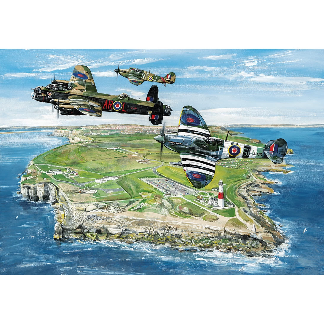 Gibsons Wings Over Portland 500 Piece Jigsaw Puzzle