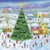 Gibsons Skating In The Village 636 Piece Jigsaw Puzzle