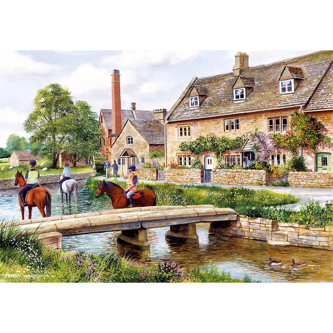 Gibsons Terry's Waterways 4 X 500 Piece Jigsaw Puzzle - Image 5