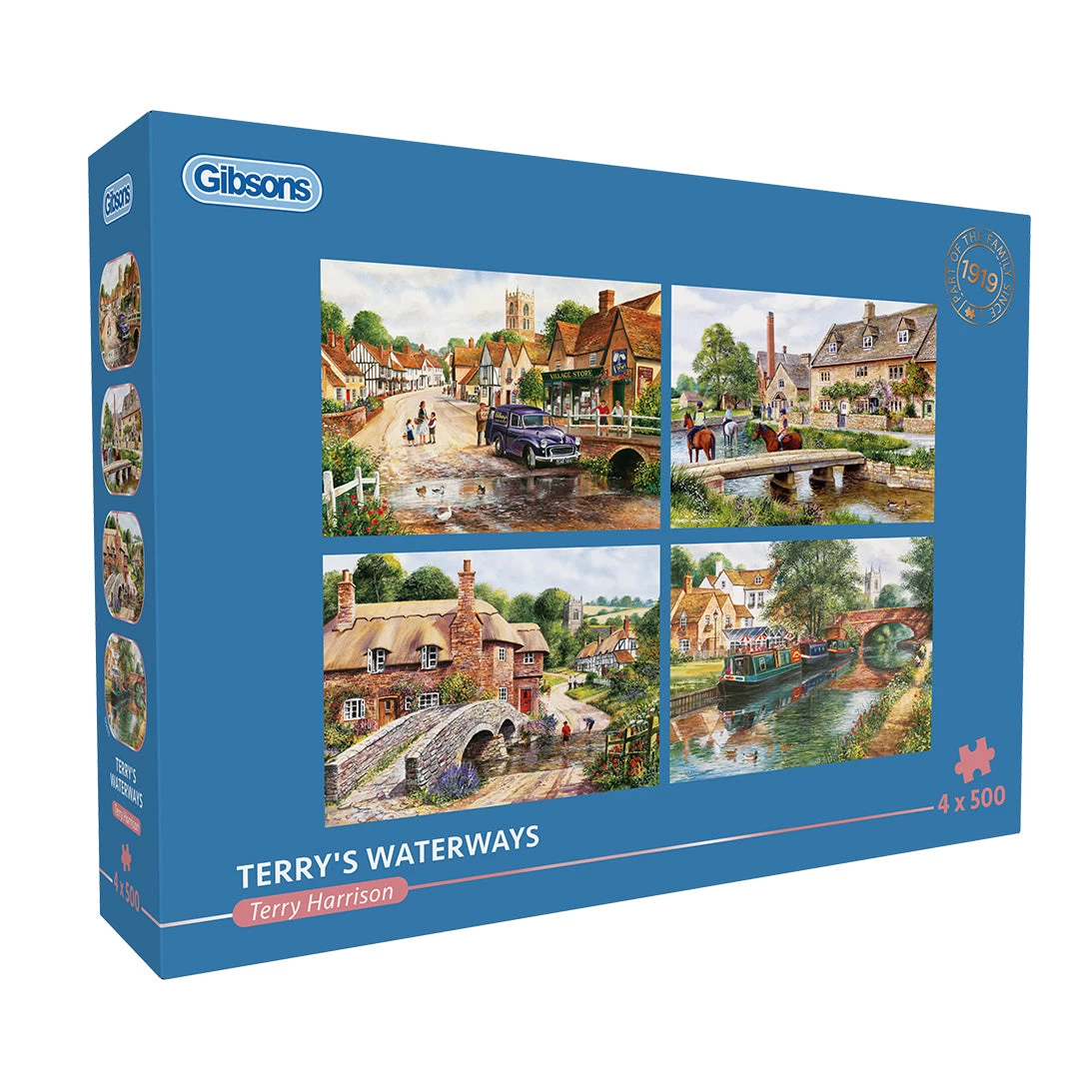 Gibsons Terry's Waterways 4 X 500 Piece Jigsaw Puzzle - Image 2