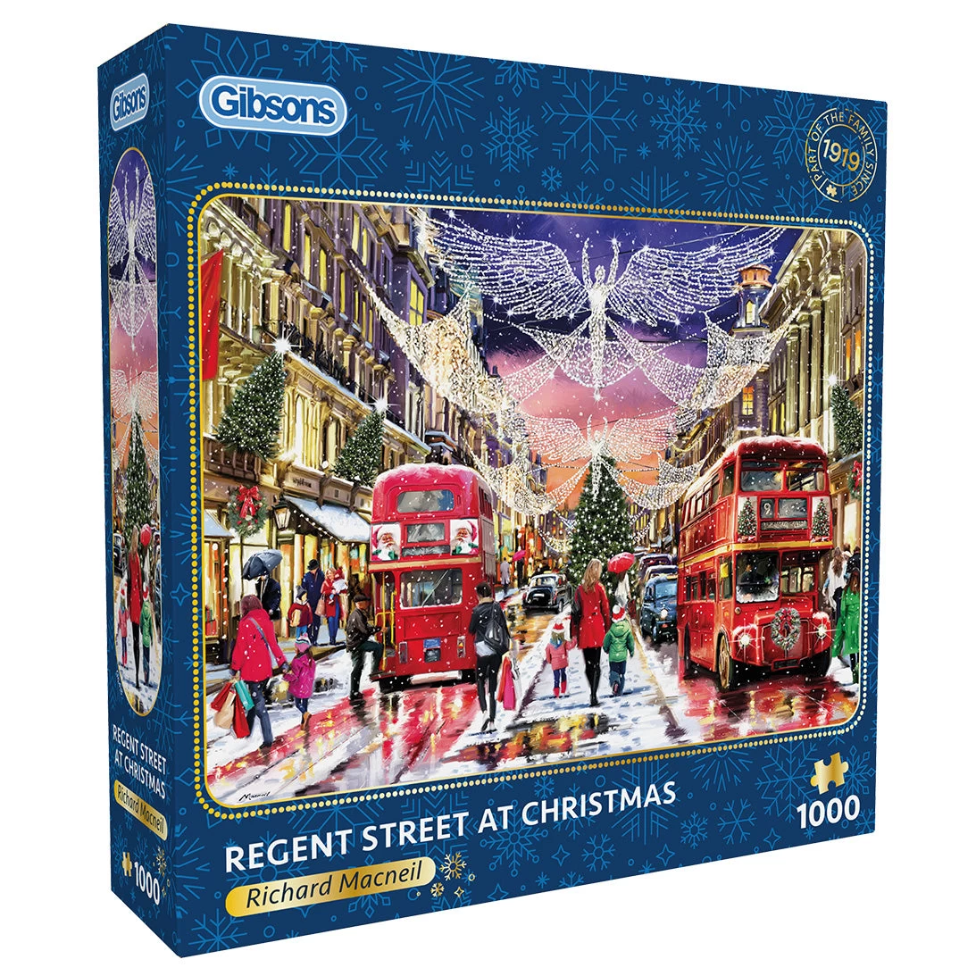 Gibsons Regent Street At Christmas 1000 Piece Jigsaw Puzzle - Image 2