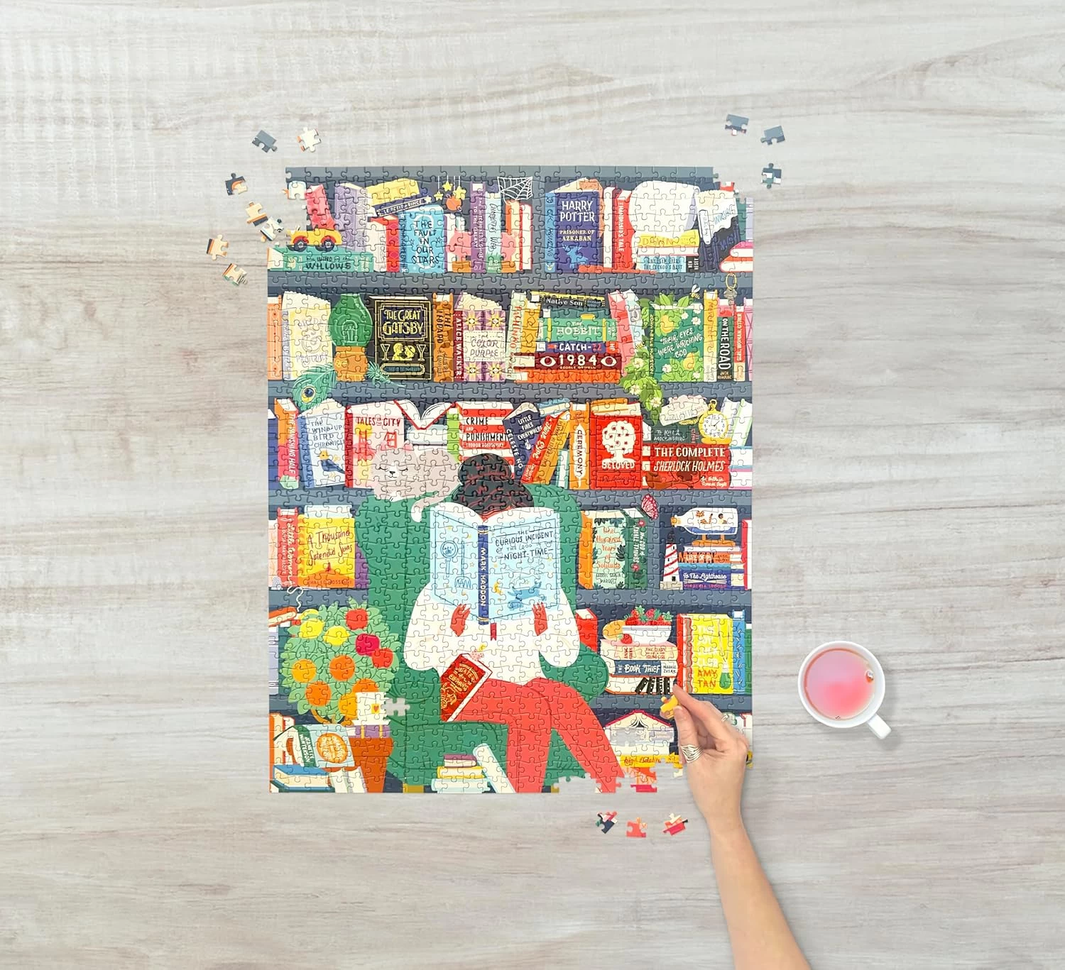 50 Must-Read Books Of The World Bucket List 1000-Piece Puzzle - Image 3