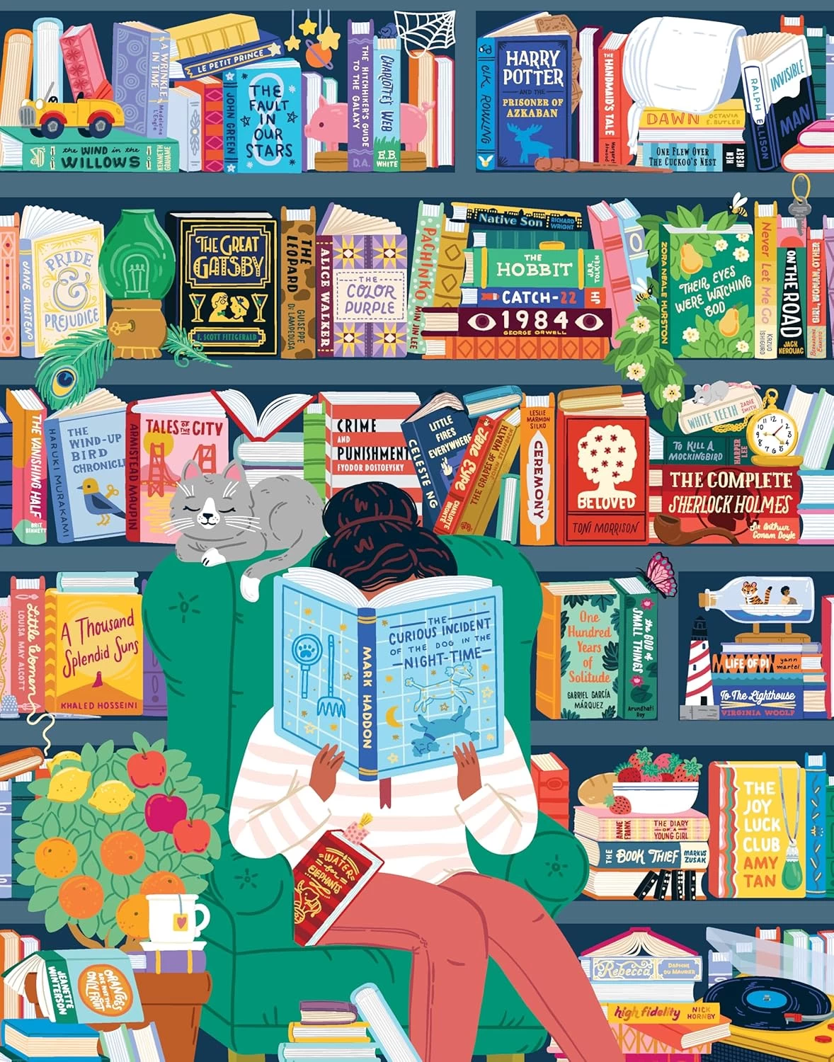 50 Must-Read Books Of The World Bucket List 1000-Piece Puzzle