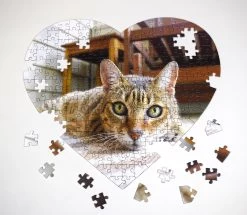 Personalised Heart Shaped Photo 201 Piece Jigsaw Puzzle