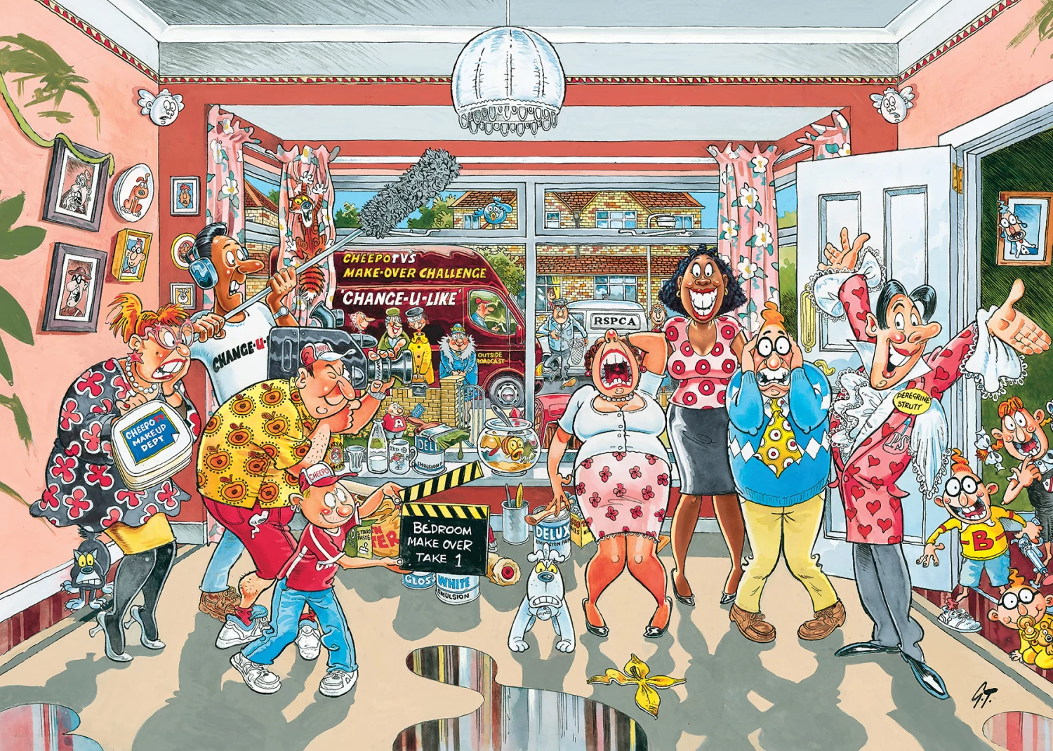 Jumbo Wasgij Retro Original 9 Home Improvements 1000 Piece Jigsaw Puzzle