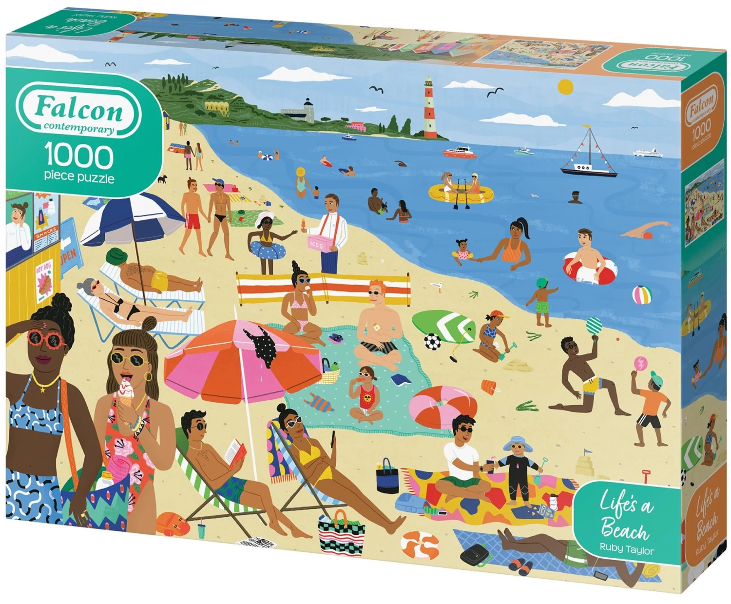 Life's A Beach 1000 Piece Jigsaw Puzzle - Image 4