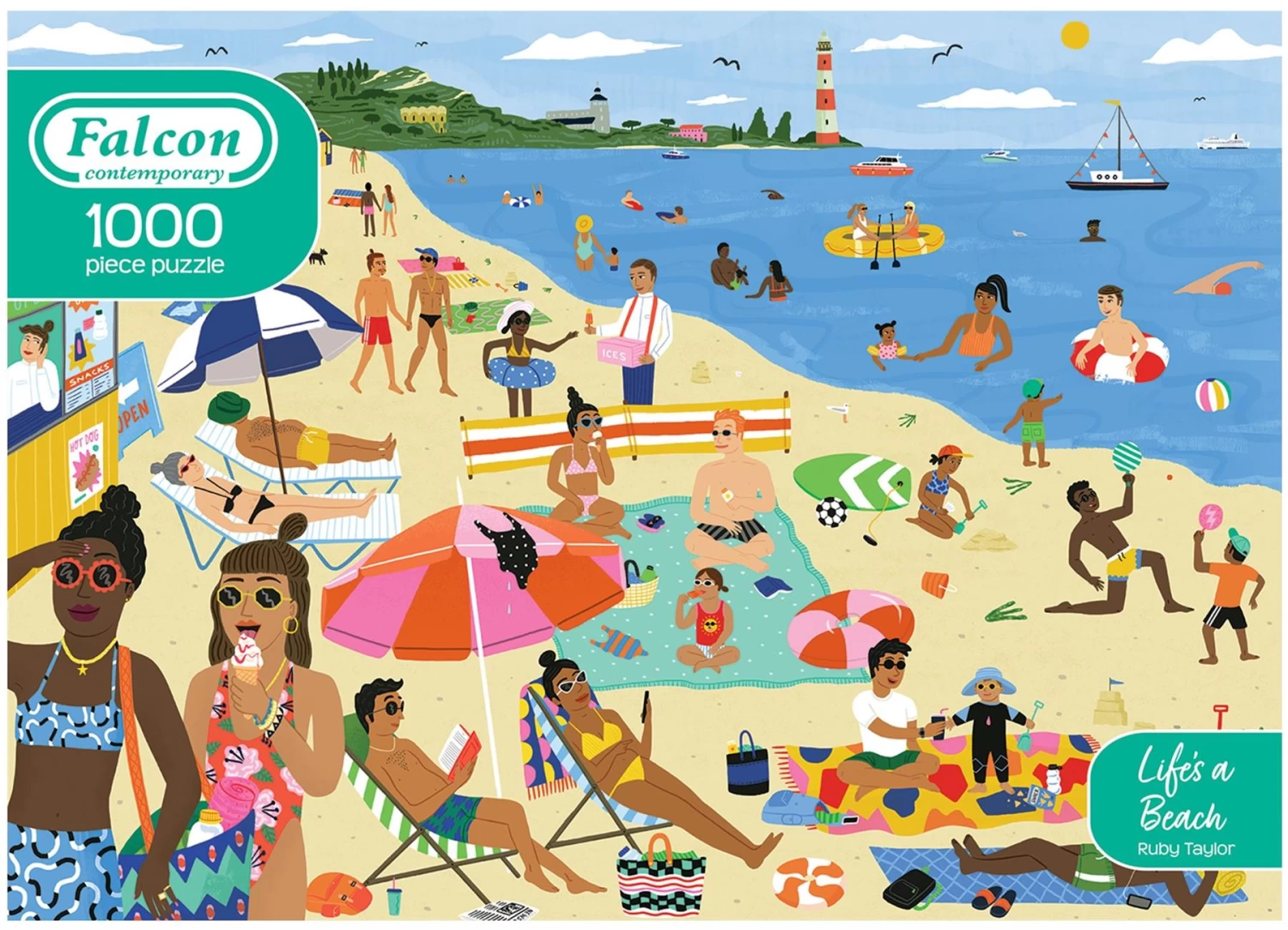 Life's A Beach 1000 Piece Jigsaw Puzzle - Image 2