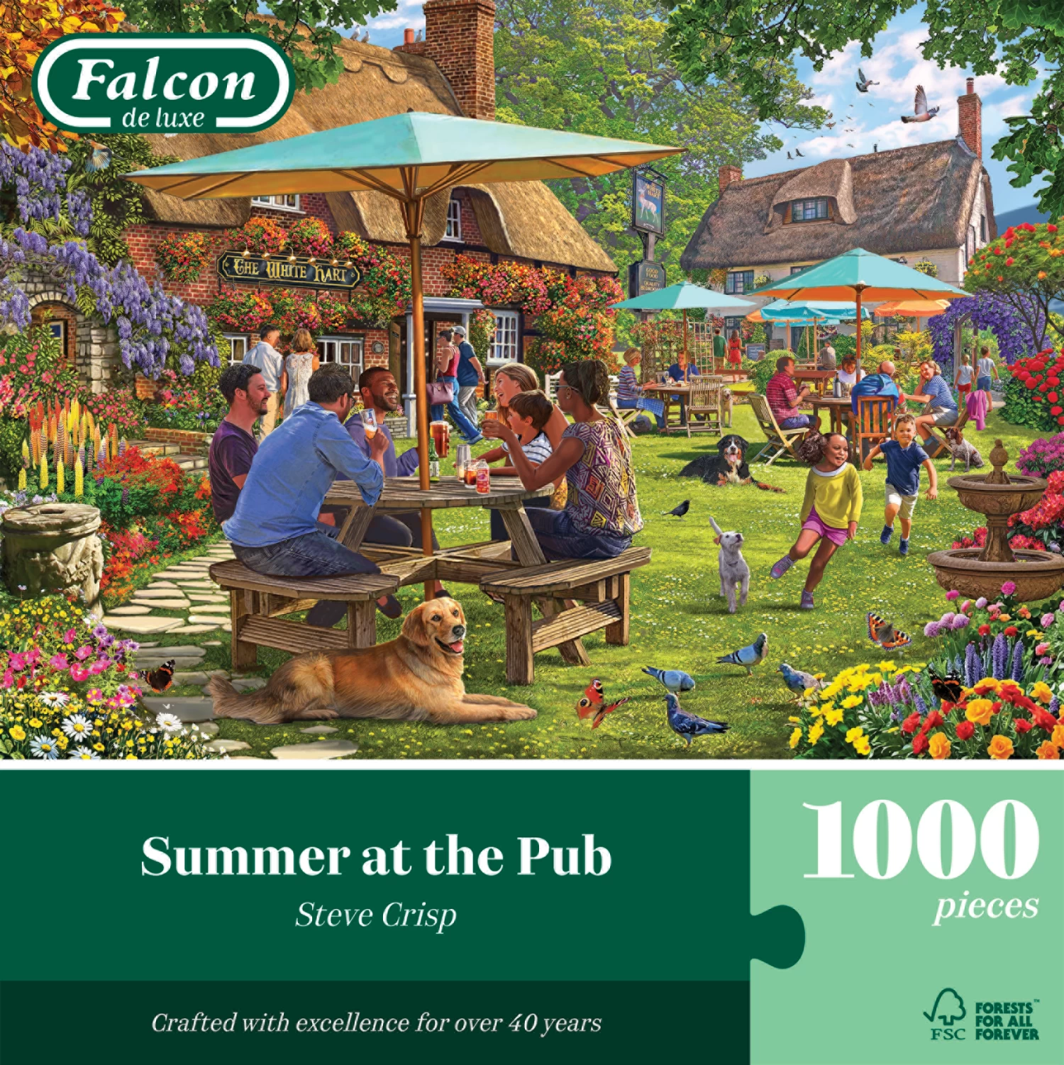 Summer At The Pub 1000 Piece Jigsaw Puzzle - Image 3