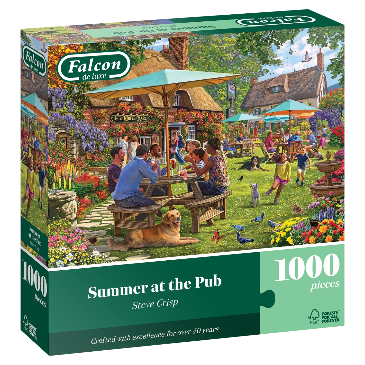 Summer At The Pub 1000 Piece Jigsaw Puzzle - Image 2
