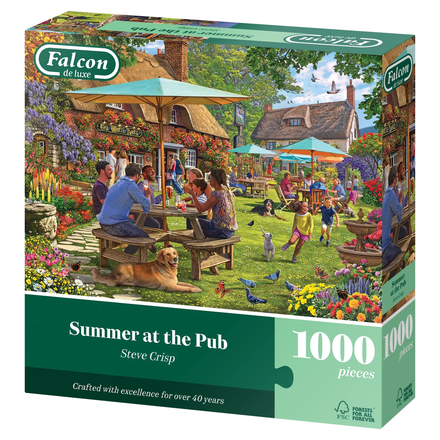 Summer At The Pub 1000 Piece Jigsaw Puzzle - Image 4