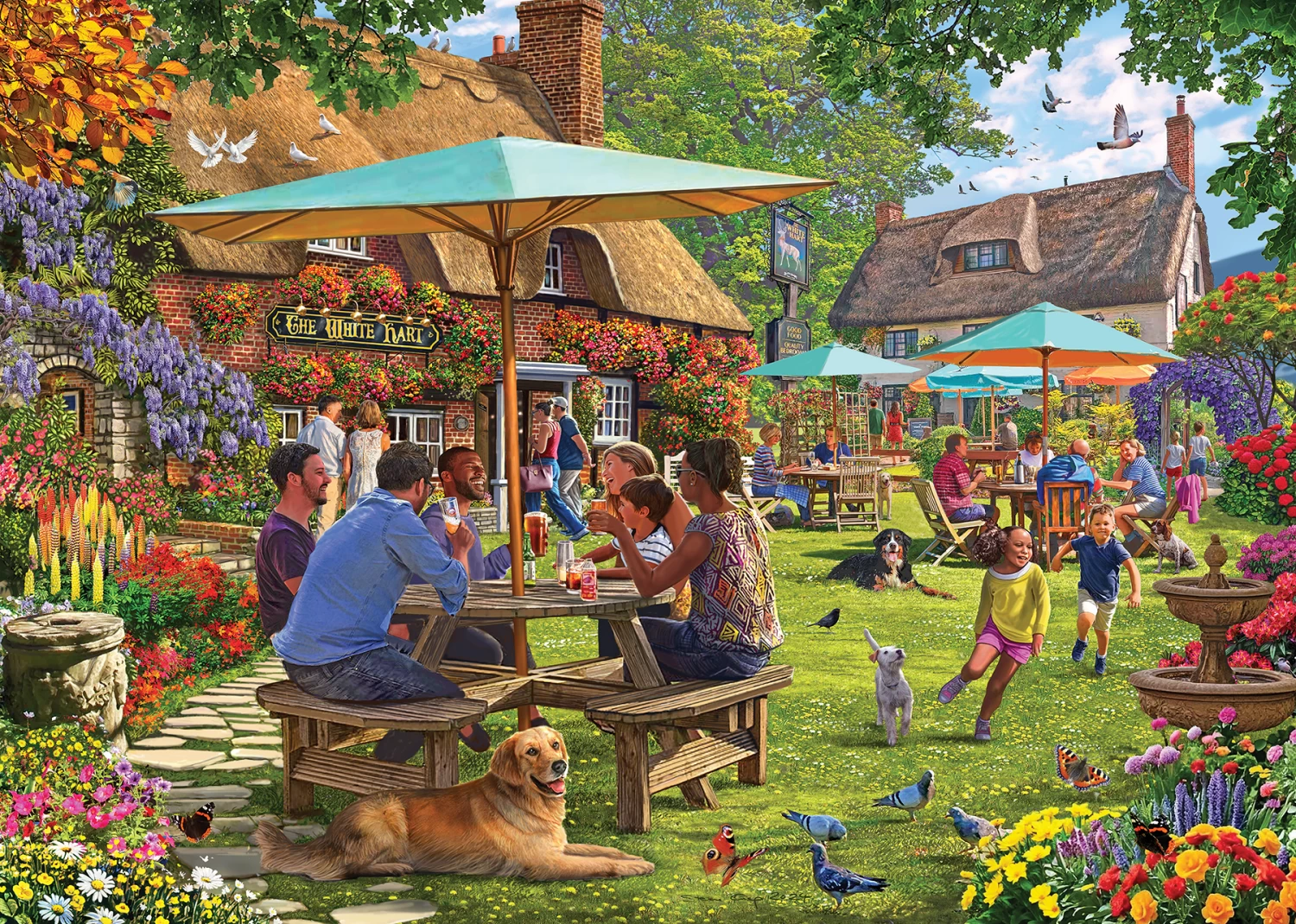 Summer At The Pub 1000 Piece Jigsaw Puzzle