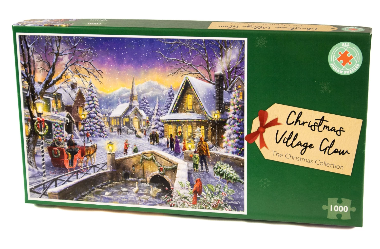 Christmas Village Glow 1000Piece Jigsaw Puzzle - Image 4