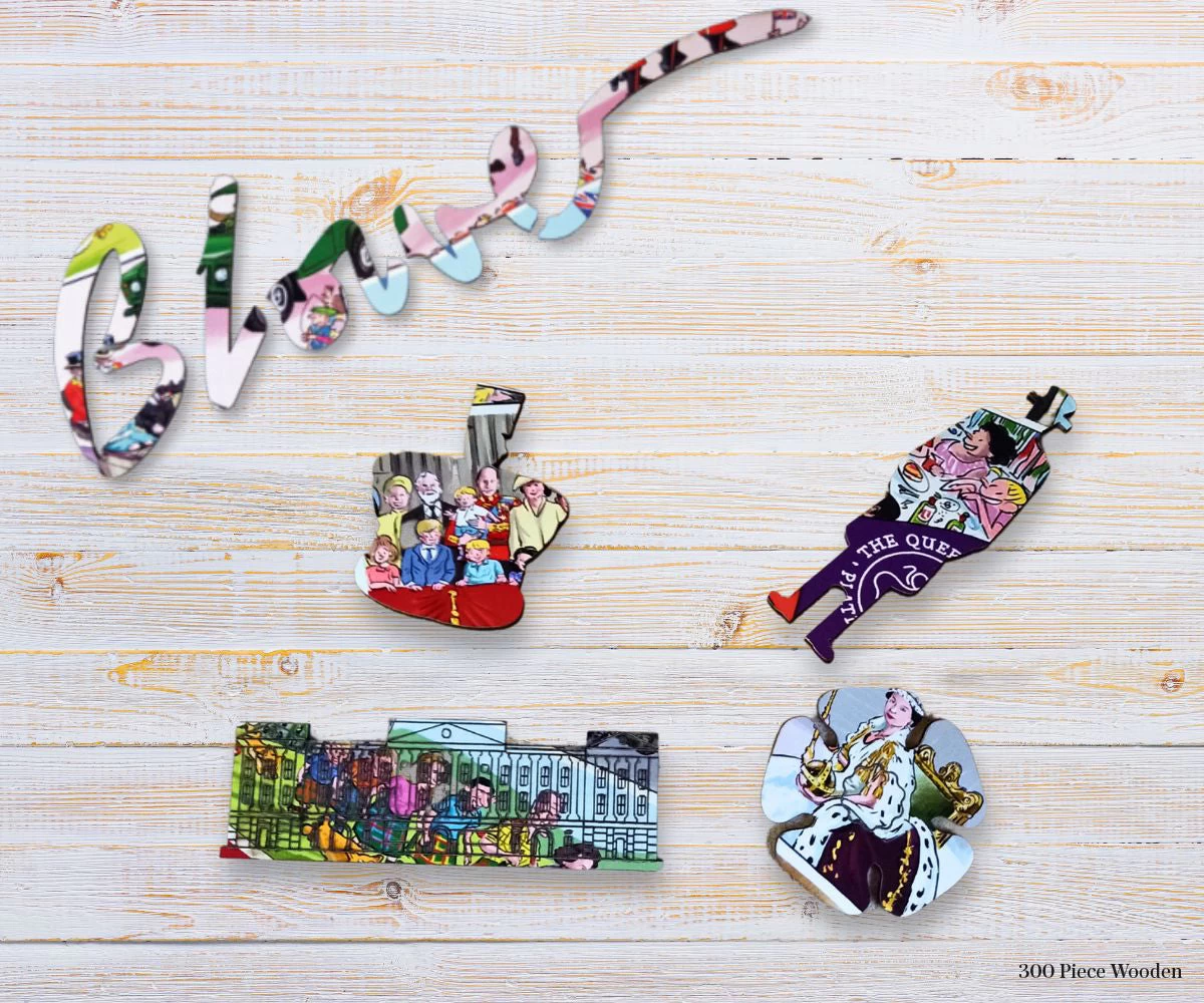 The Queen's Platinum Jubilee 2022 According To Blower 1000 Or 300 Piece Jigsaw Puzzle - Image 8