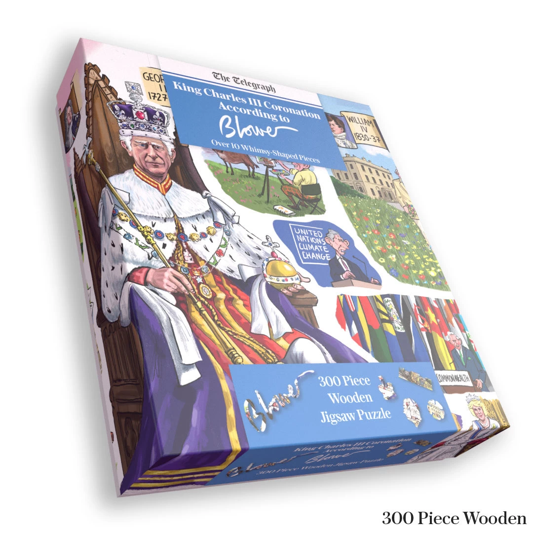King Charles III Coronation According To Blower 1000 Or 300 Piece Jigsaw Puzzle - Image 9