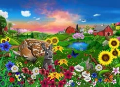 Peaceful Pastures 1000 Or500 Piece Jigsaw Puzzle