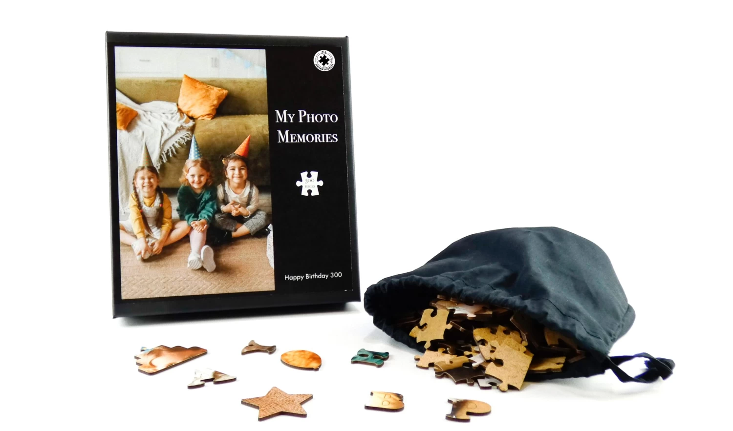 My Photo Memories - Happy Birthday - 300 Piece Wooden Puzzle - Image 8