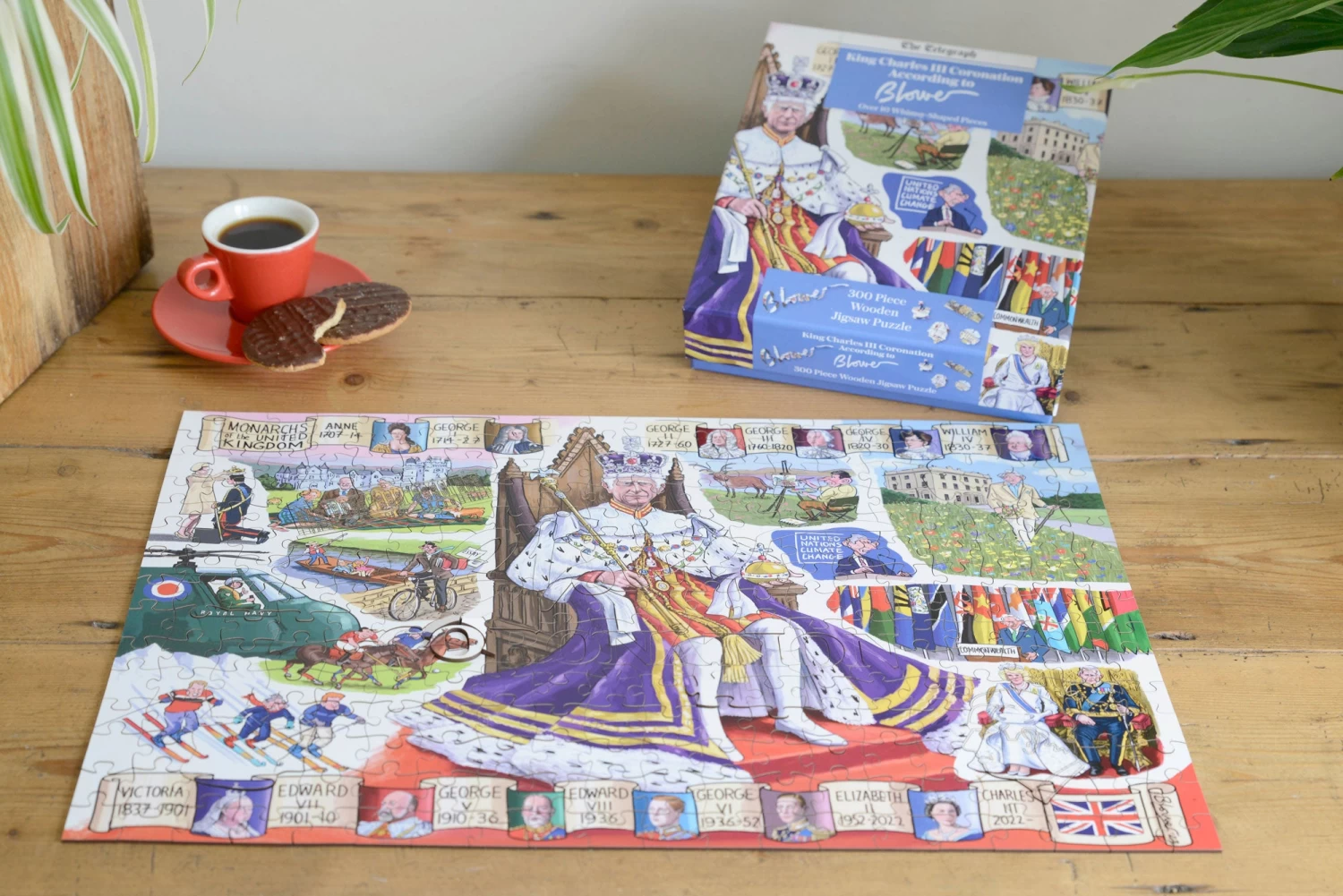 King Charles III Coronation According To Blower 1000 Or 300 Piece Jigsaw Puzzle - Image 12