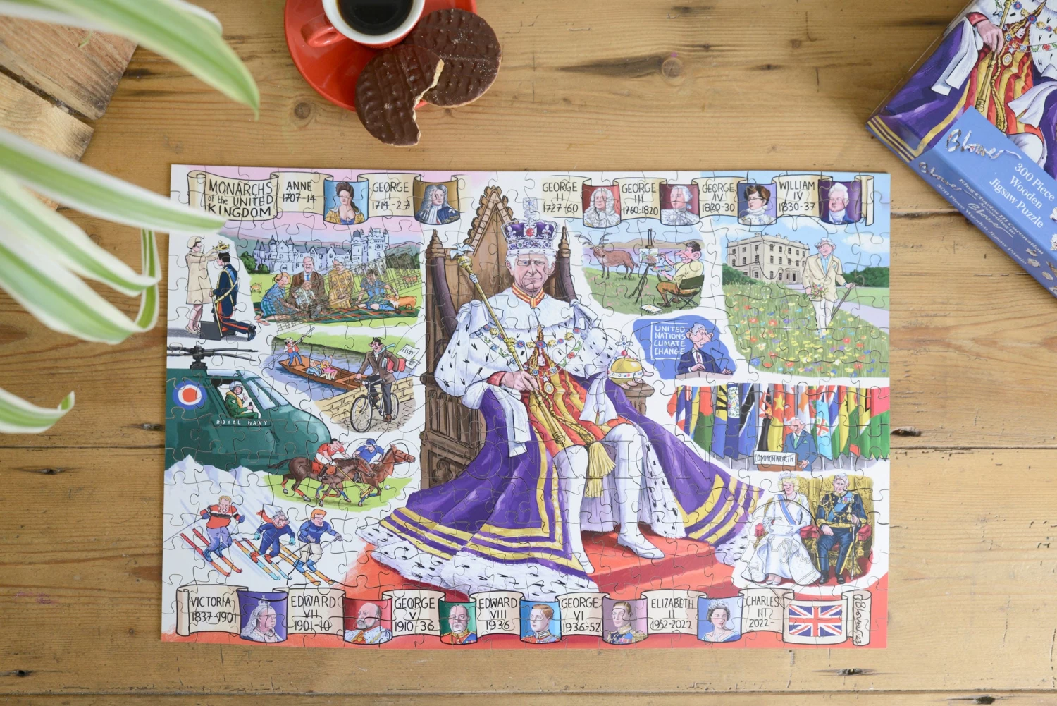 King Charles III Coronation According To Blower 1000 Or 300 Piece Jigsaw Puzzle - Image 13