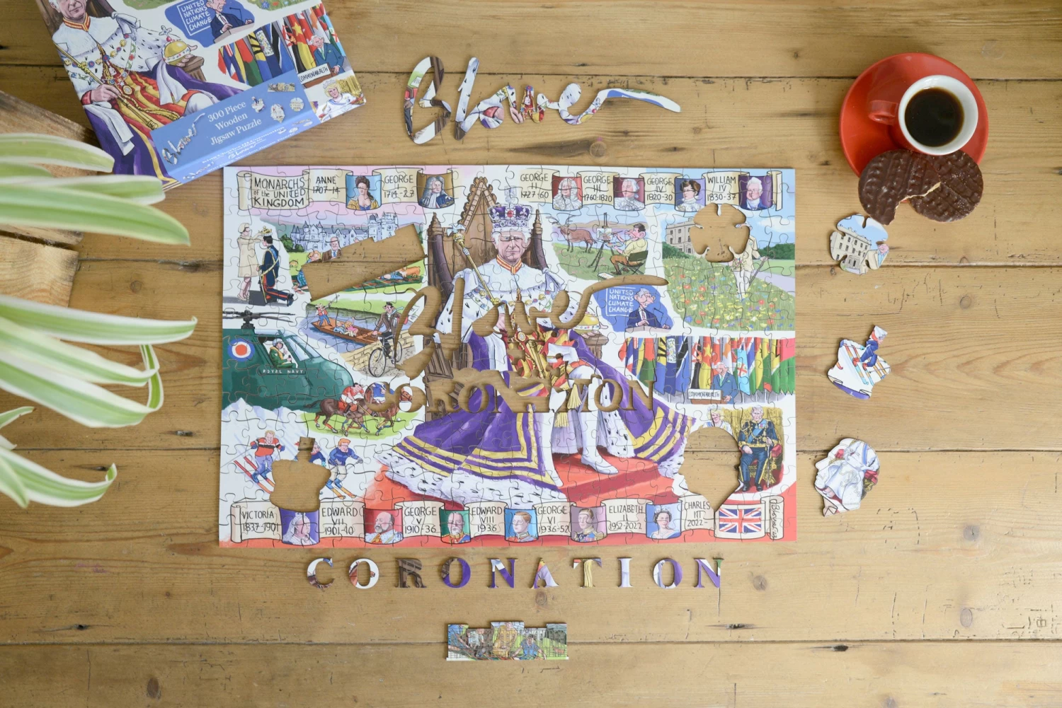 King Charles III Coronation According To Blower 1000 Or 300 Piece Jigsaw Puzzle - Image 14