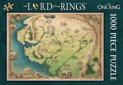 The One Ring: Eriador Map 1000 Piece Jigsaw Puzzle