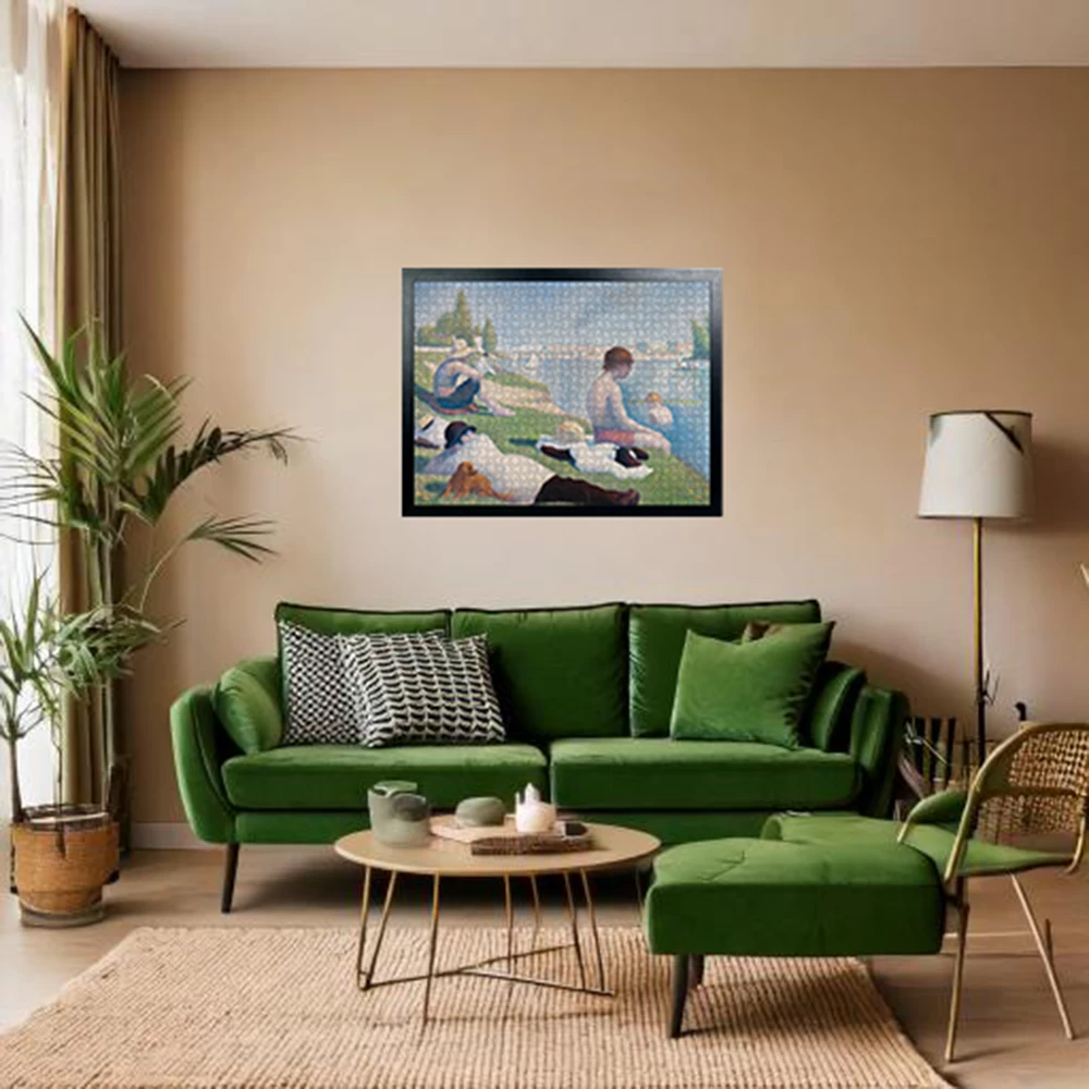 Bathers At Asnieres - National Gallery 1000 Piece Jigsaw Puzzle - Image 5