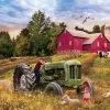 Eurographics Vintage Tractor Shaped Tin 550 Piece Jigsaw Puzzle