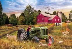 Eurographics Vintage Tractor Shaped Tin 550 Piece Jigsaw Puzzle