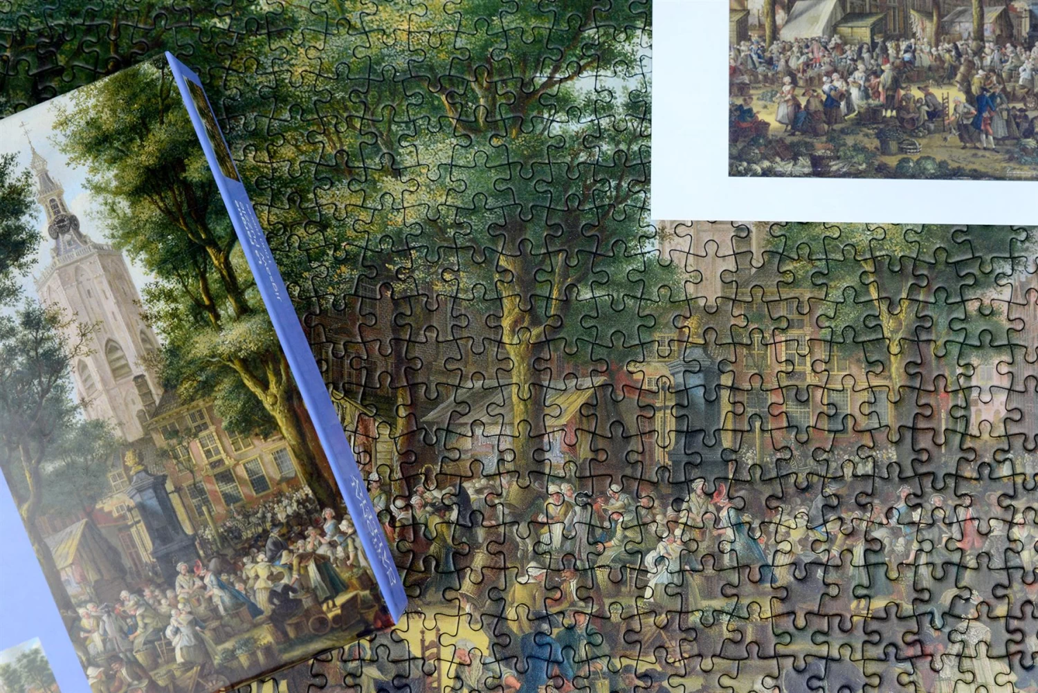 The Grote Markt At The Hague - National Gallery 1000 Piece Jigsaw Puzzle - Image 11