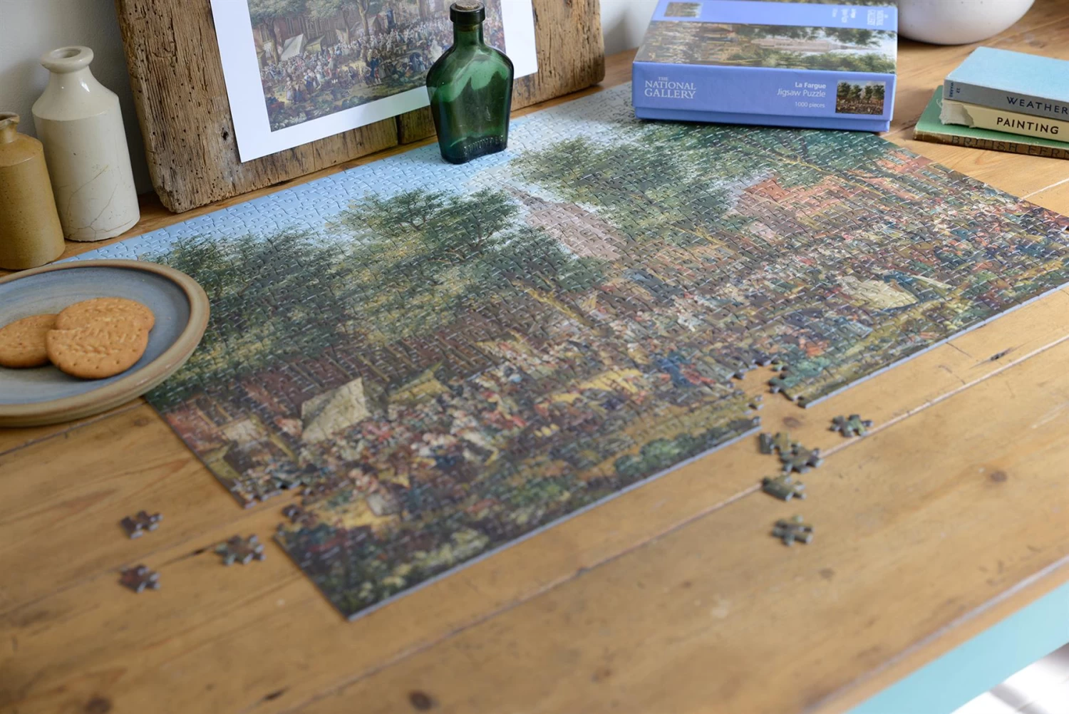 The Grote Markt At The Hague - National Gallery 1000 Piece Jigsaw Puzzle - Image 6