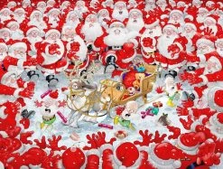 Christmas Scramble By Mike Jupp - 1000 Pc. Jigsaw Puzzle