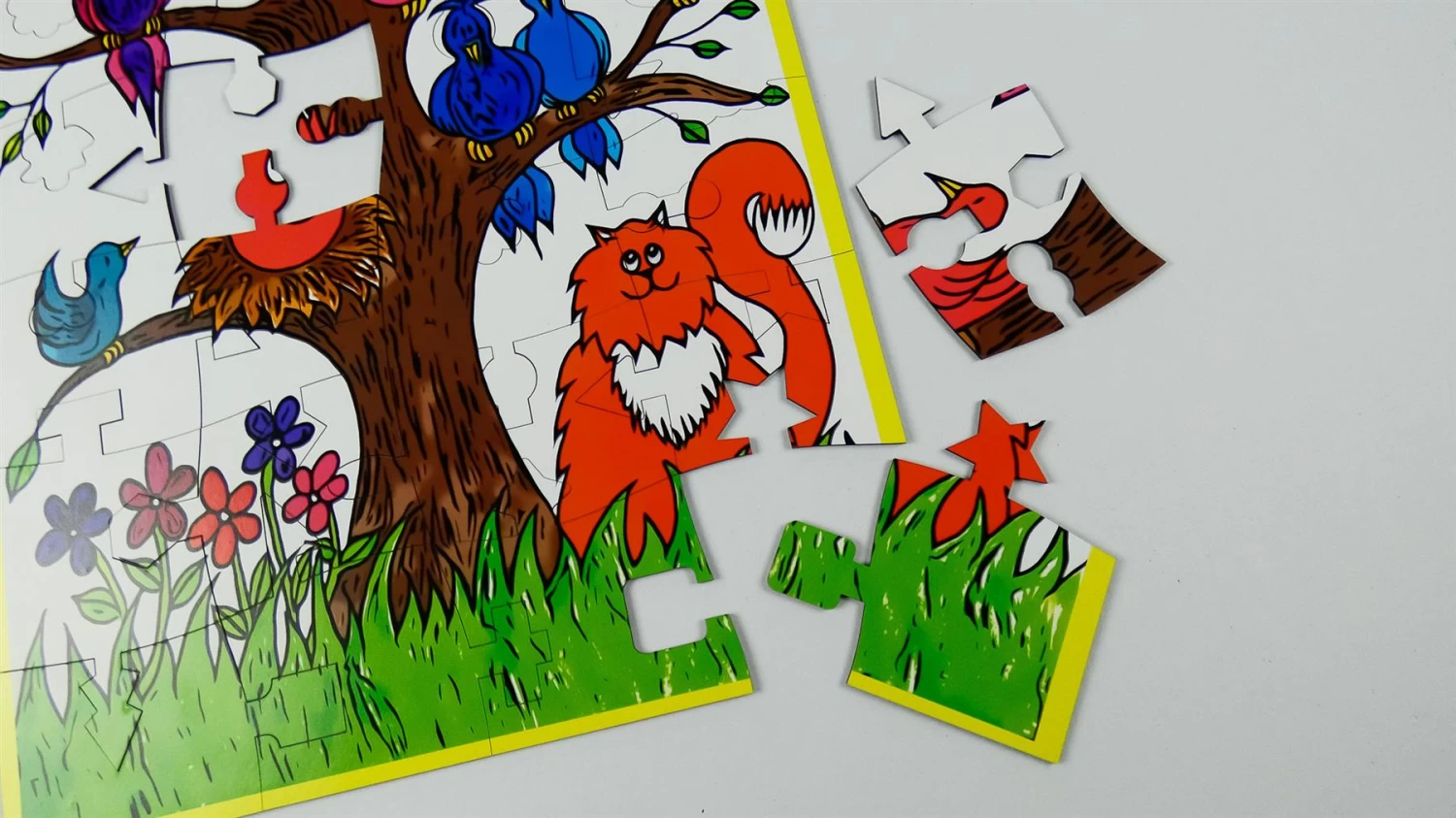 "Kit The Ginger Cat" Sight Impaired 28 Piece Wooden Jigsaw Puzzle - Image 8